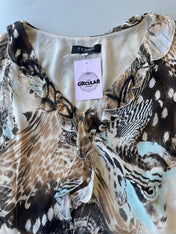 Vintage Y2K 90s cavalli inspired frill cami