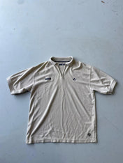 Vintage 90s beige le coq sportif polo shirt