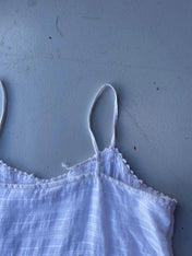 White Cotton Maxi Dress