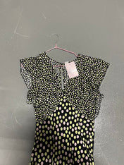 Black Print Maxi Dress