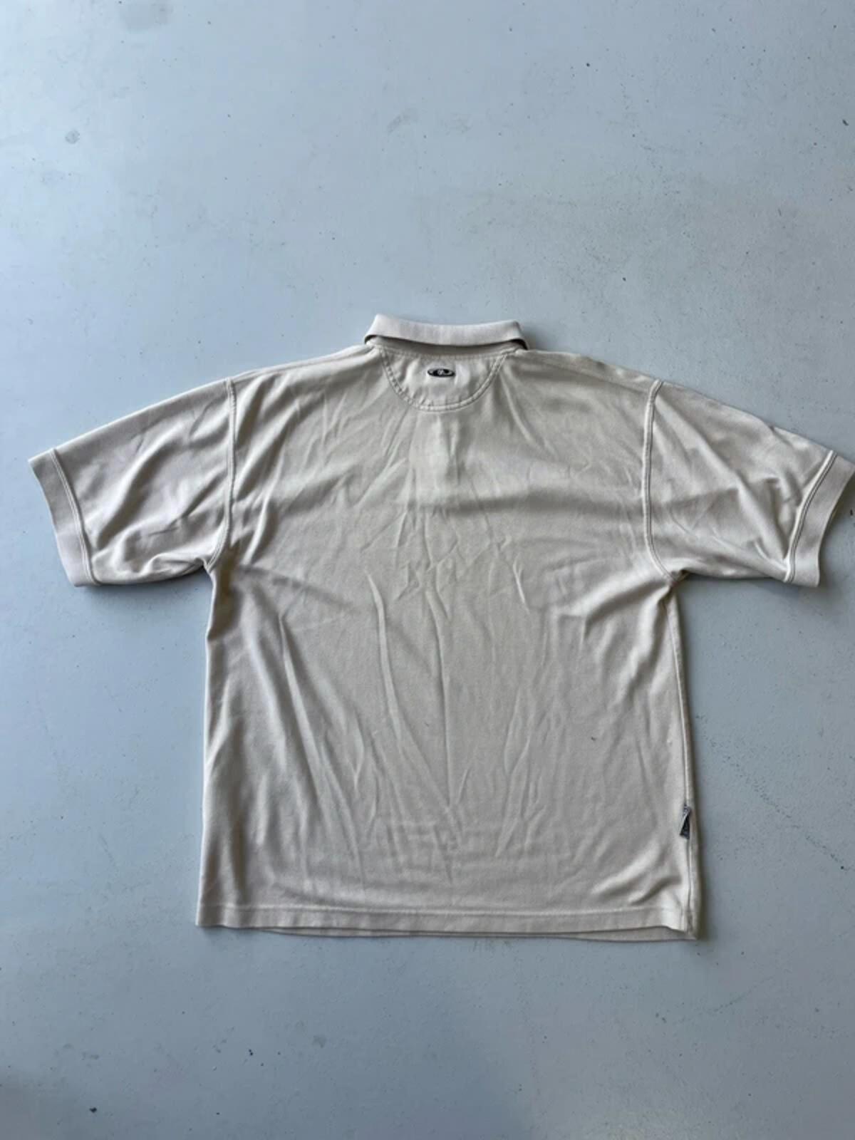 Vintage 90s beige le coq sportif polo shirt