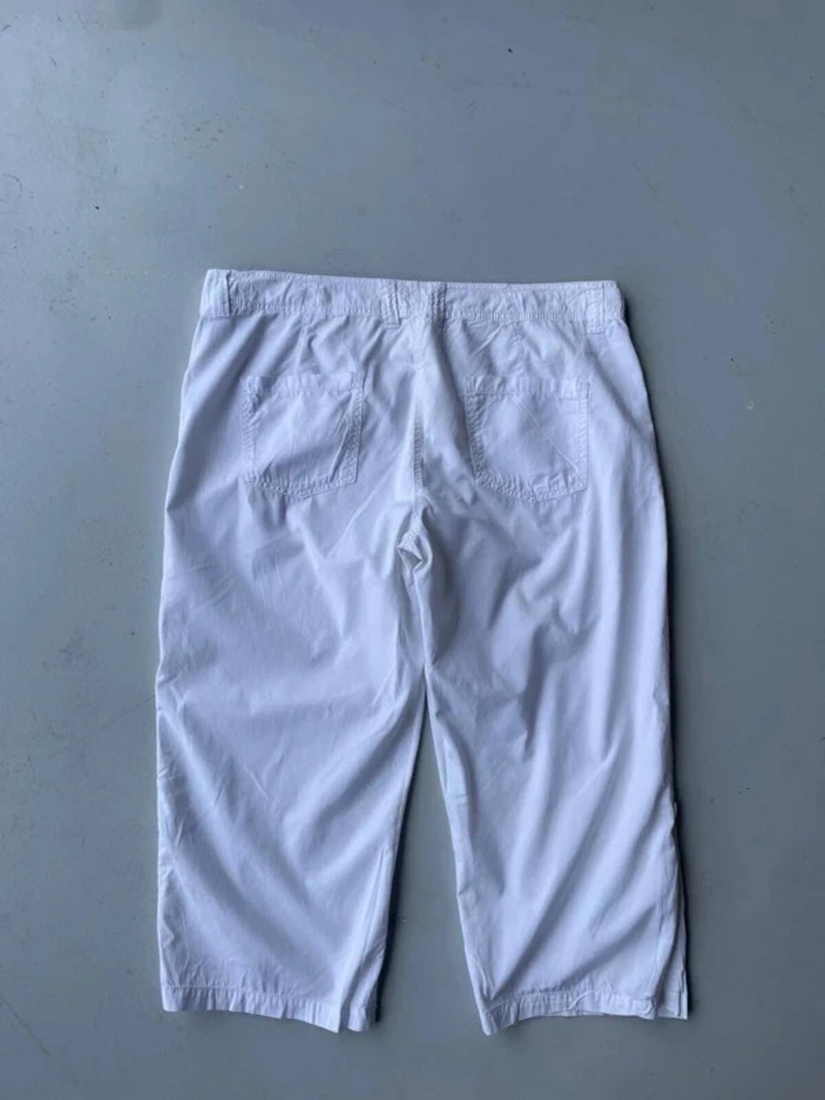M&S white cargo capris