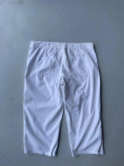M&S white cargo capris