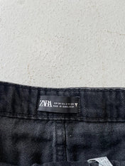 Black Denim Zara Shorts