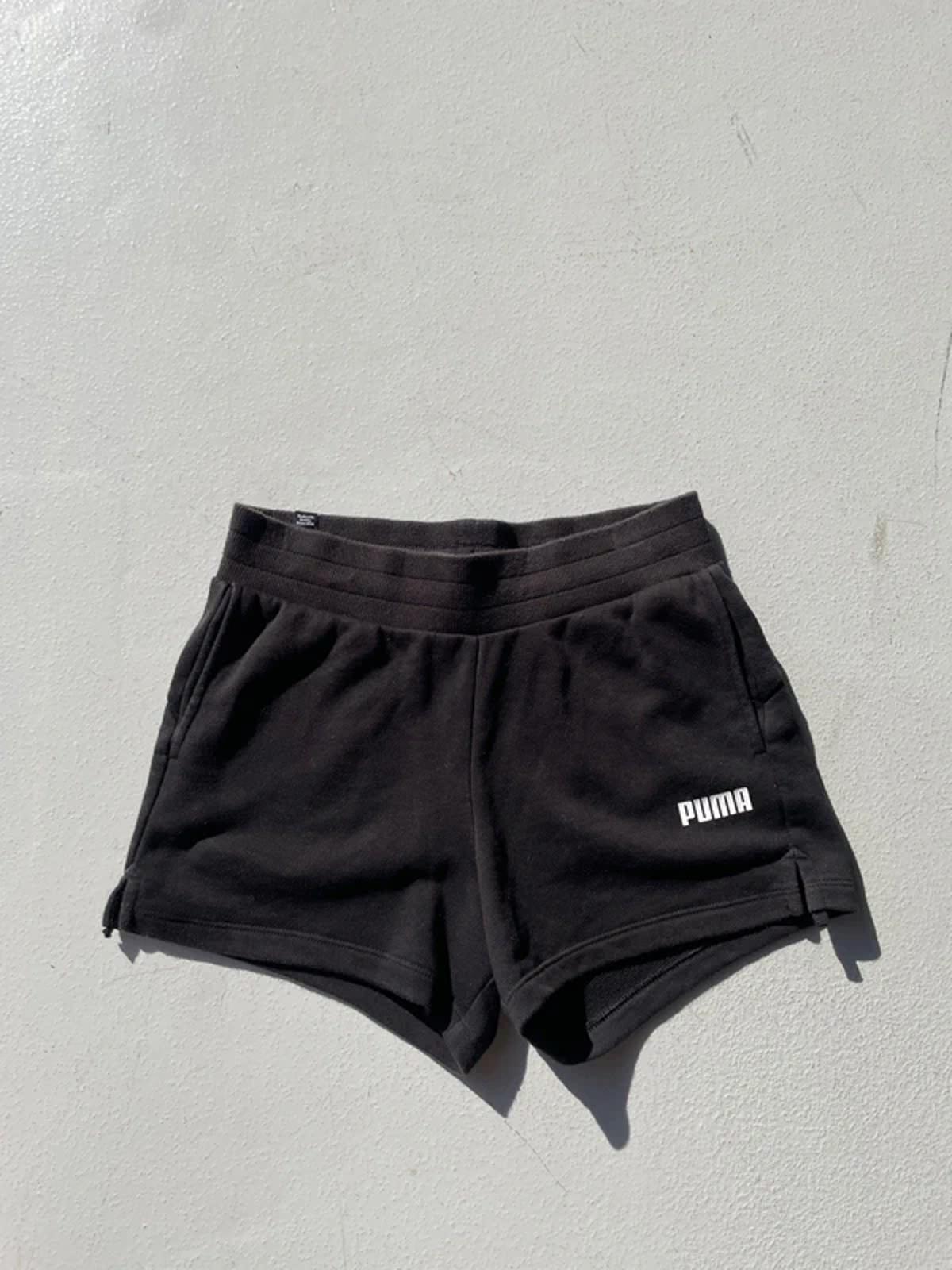Black Puma Short Shorts