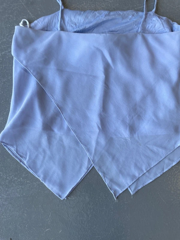 y2k pale blue beaded cami