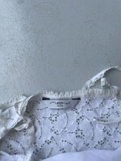 Y2k New Look white lace cami