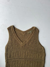 Next khaki crochet cami