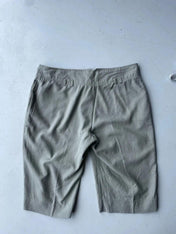 Linen capri shorts