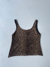 Y2k leopard print cami