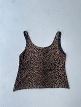 Y2k leopard print cami