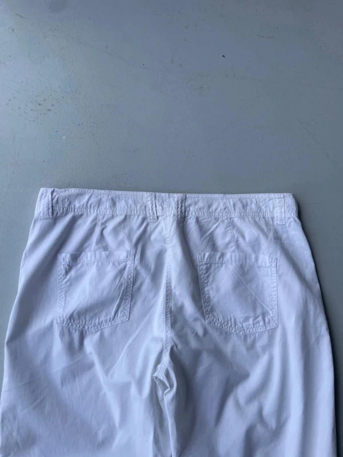 M&S white cargo capris