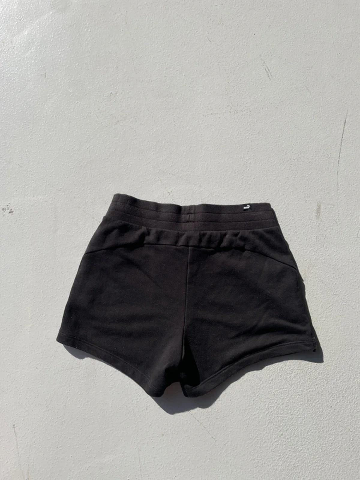 Black Puma Short Shorts