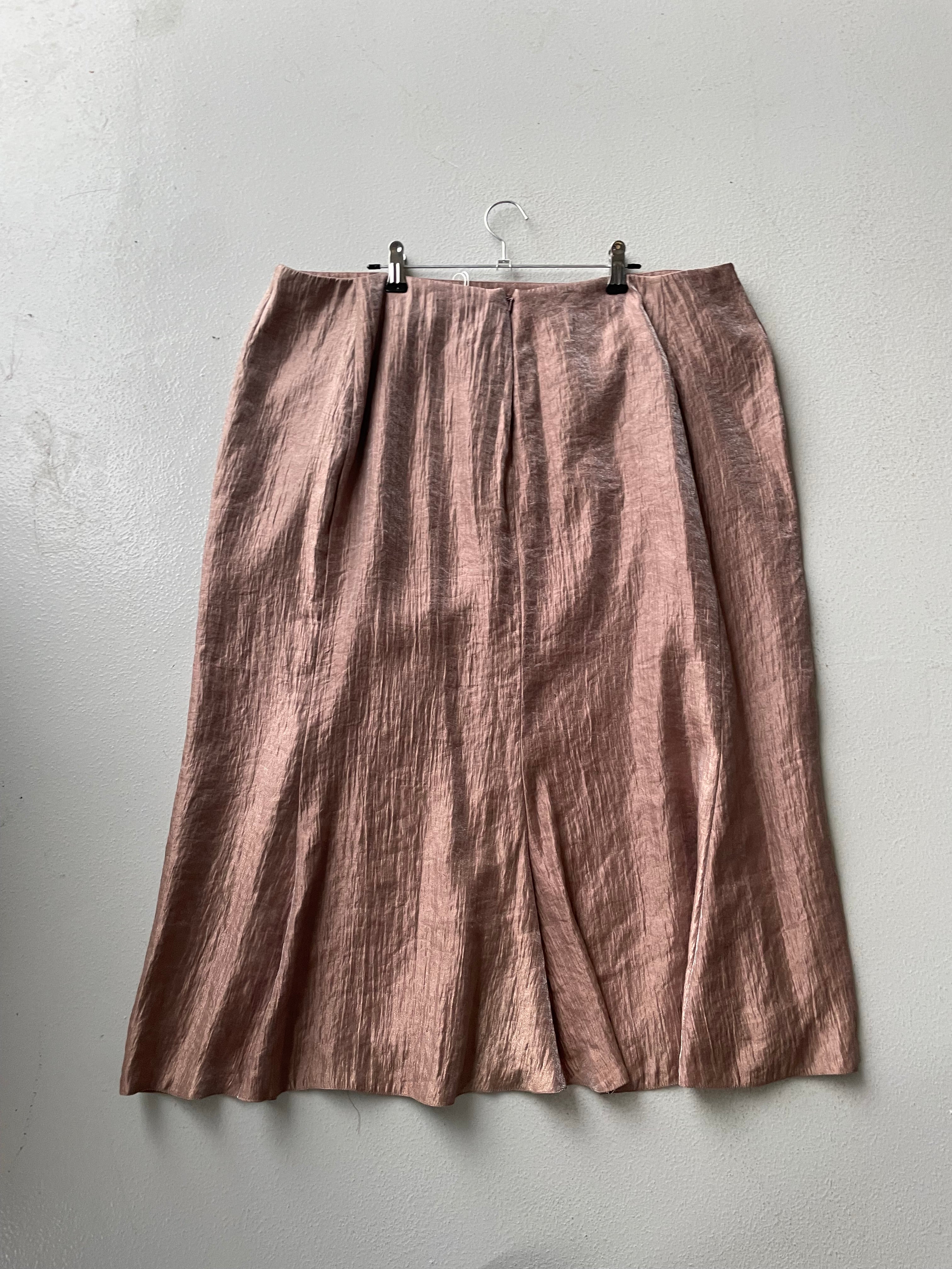 Ginna Bacconi Satin Midi Skirt - BNWT