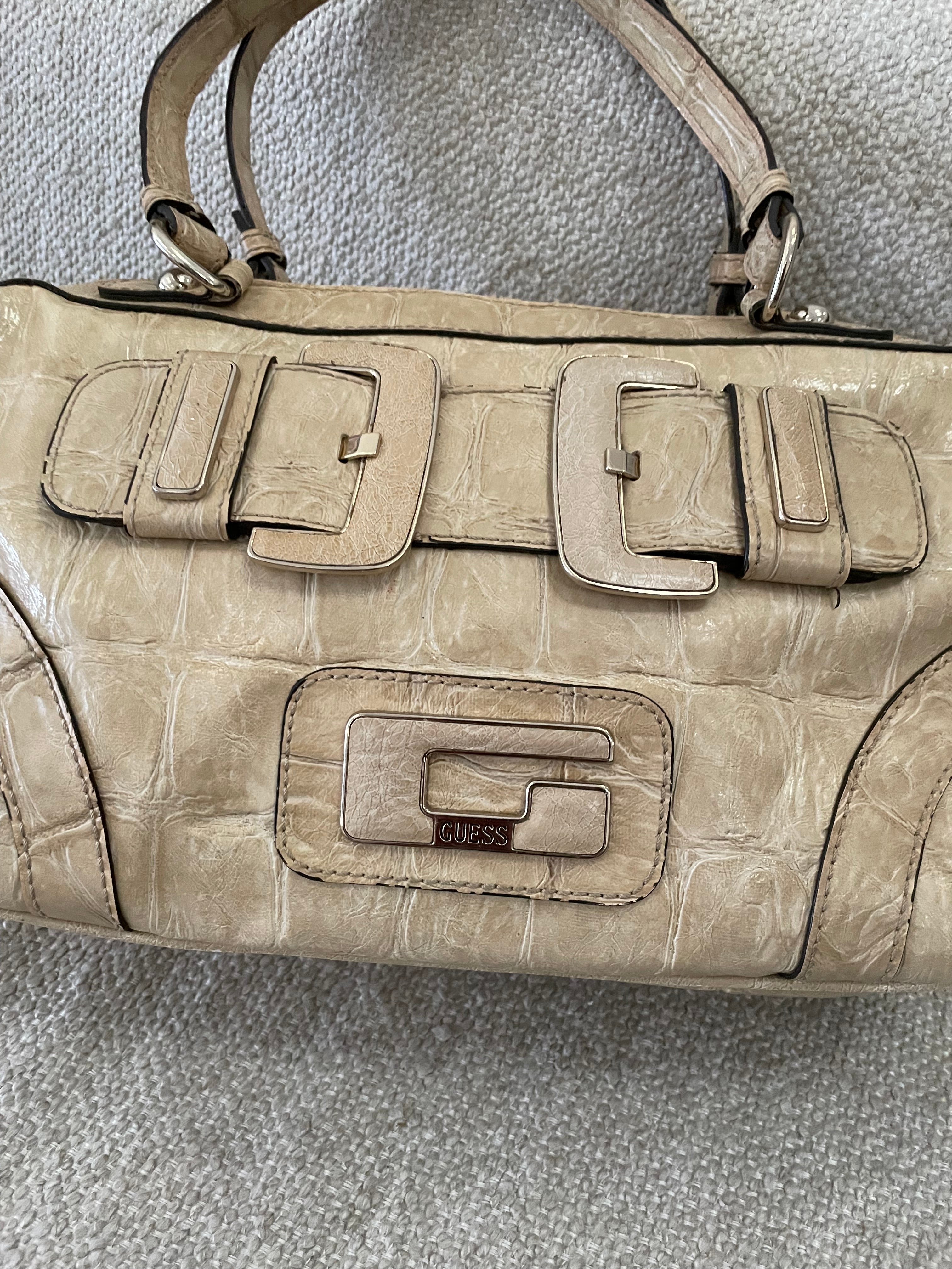 Vintage guess bag cream