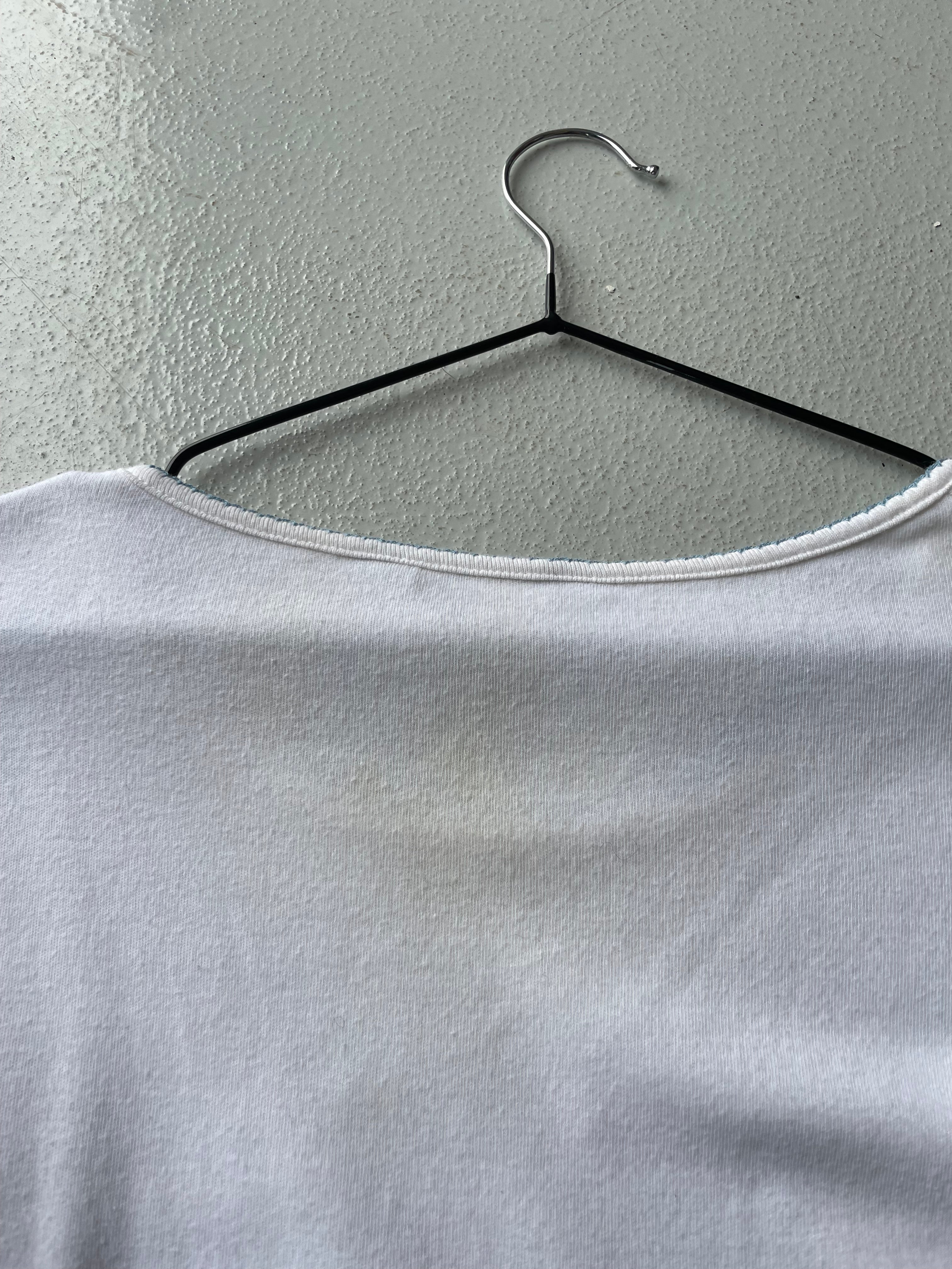 Vintage Y2K Dorothy Perkins White Love Heart Top