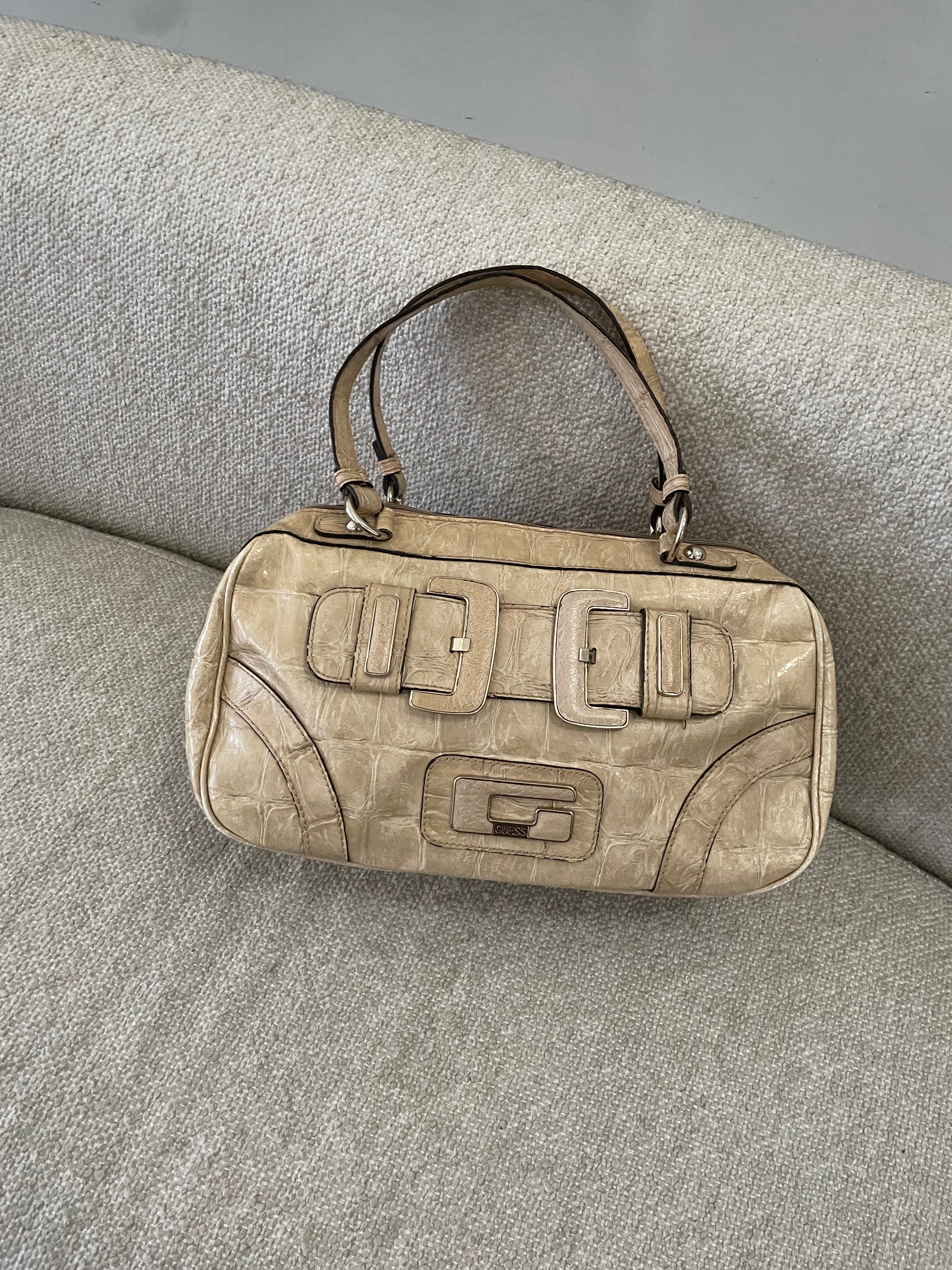 Vintage guess bag cream