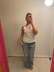 Made in Italy Ivory White Cami