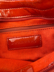 Vintage Burberry Orange Shoulder Bag