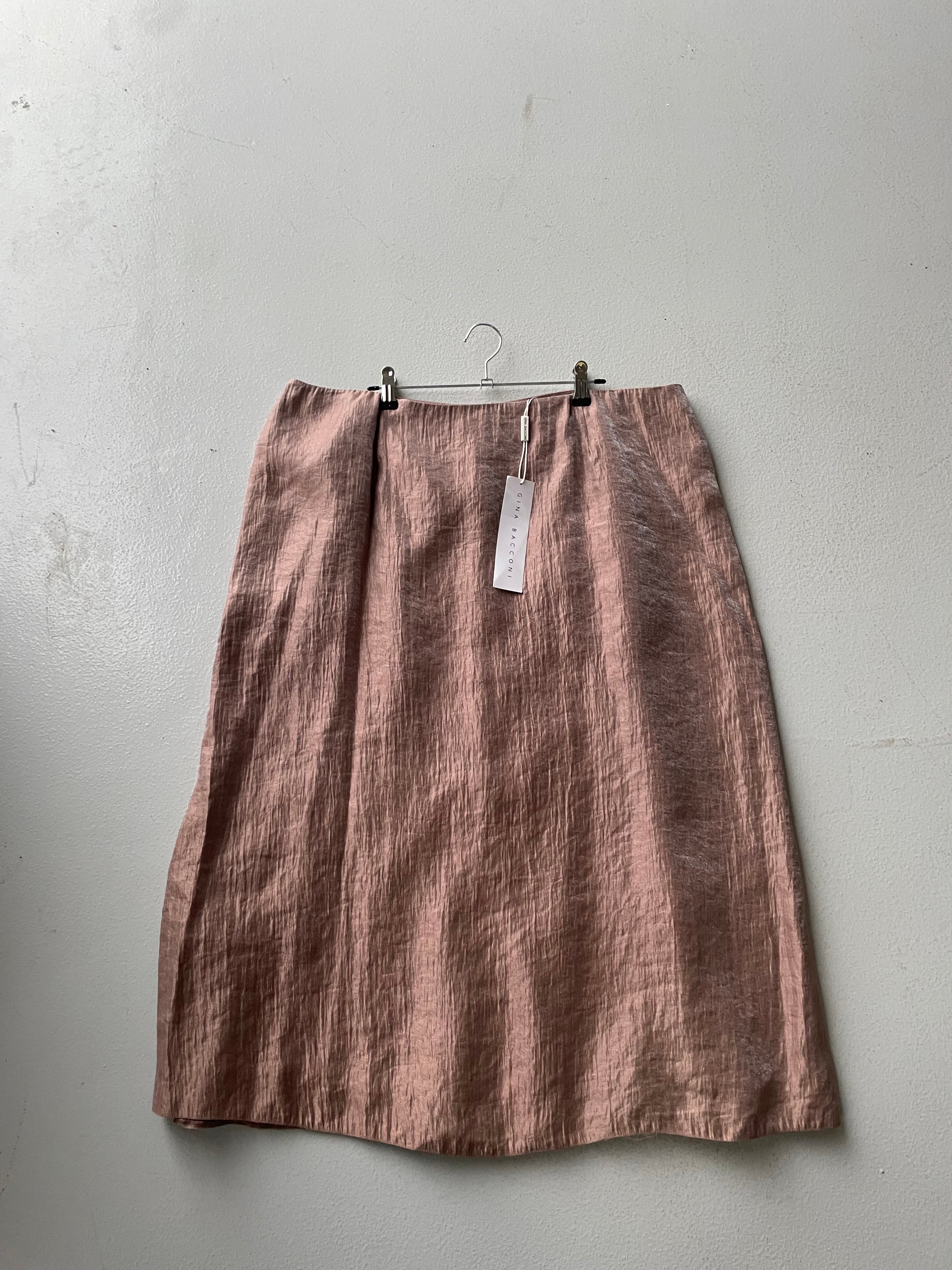 Ginna Bacconi Satin Midi Skirt - BNWT