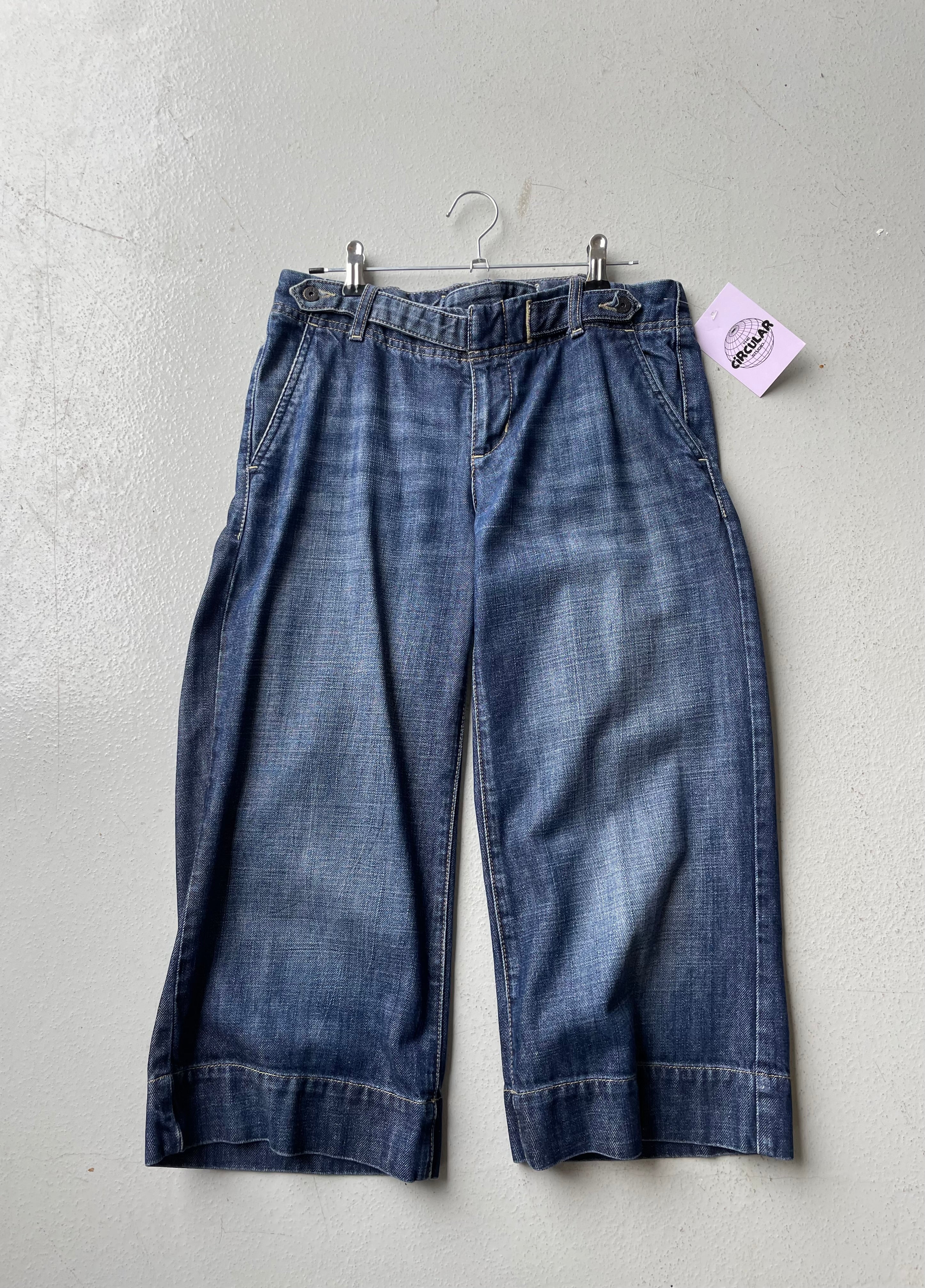 Vintage y2k Low Rise Denim Capris