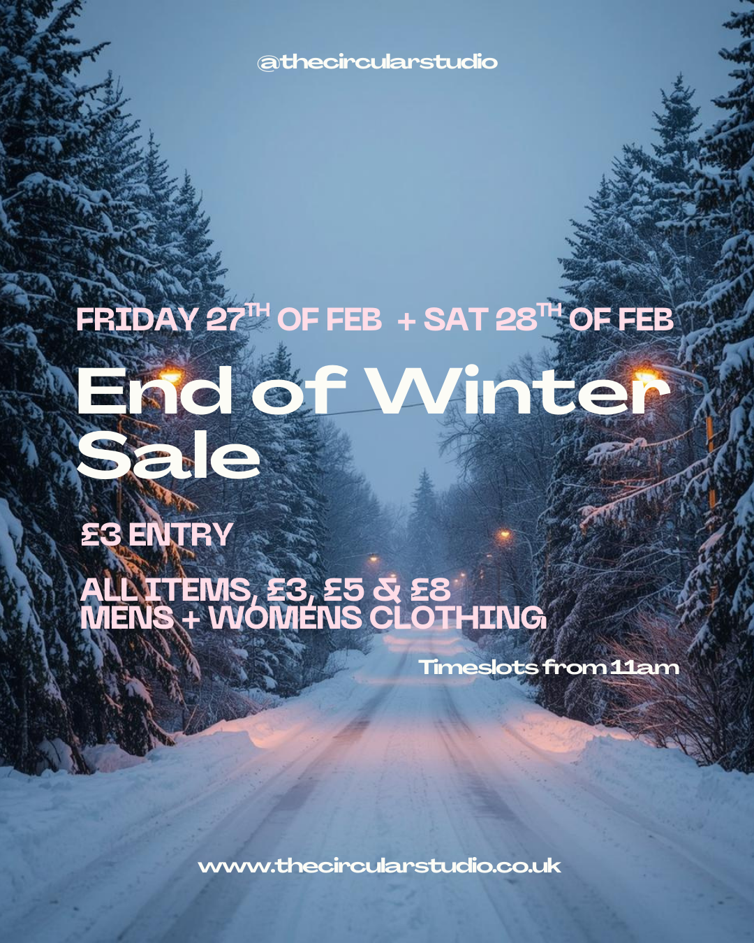 End of Winter Sale