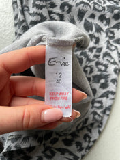 Vintage y2k Grey Animal Print Tank Top