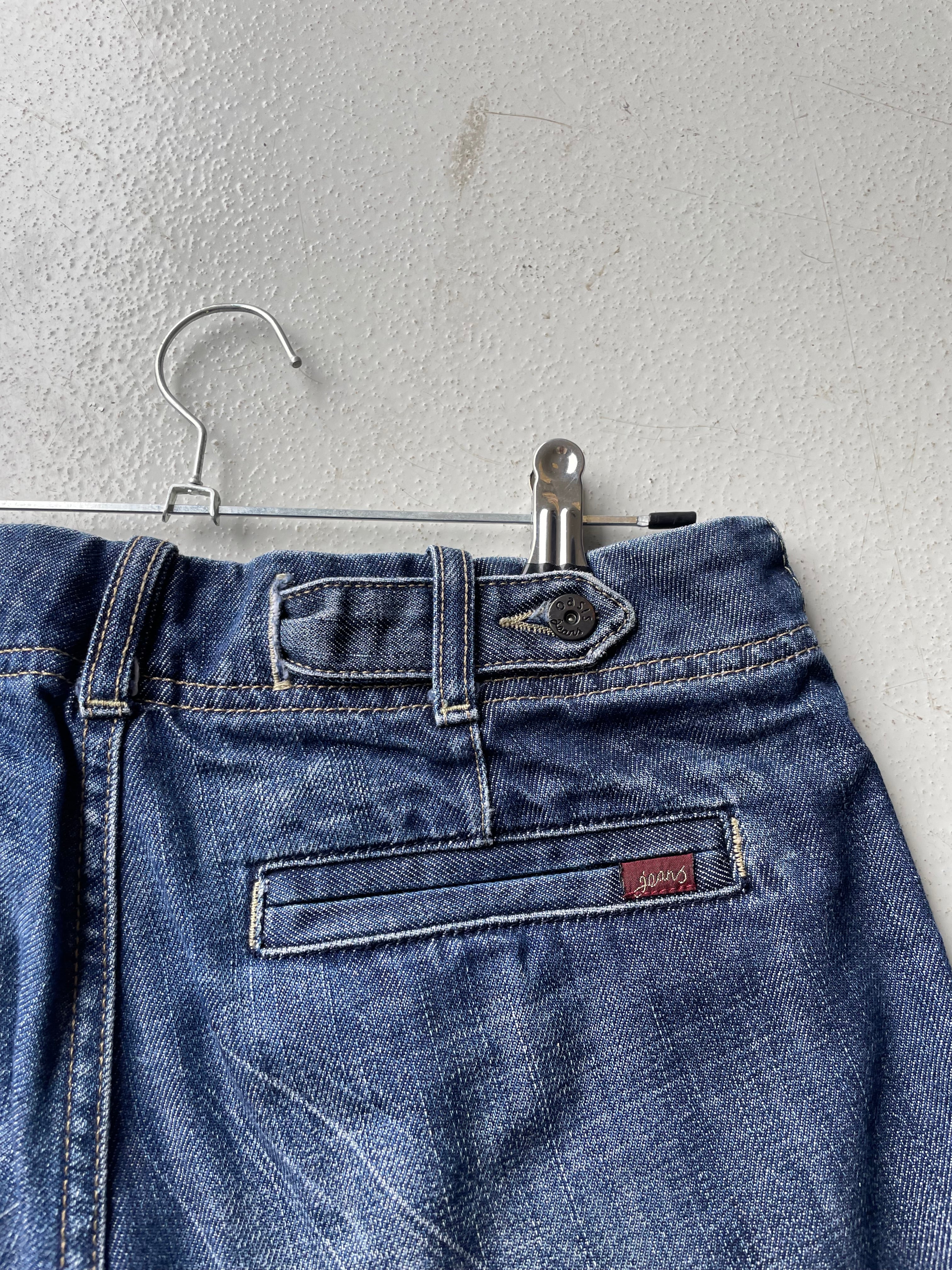 Vintage y2k Low Rise Denim Capris