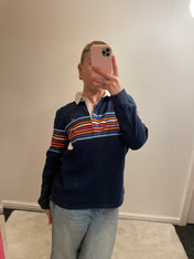 Navy Crew Clothing Rugby Shirt