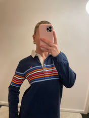 Navy Crew Clothing Rugby Shirt