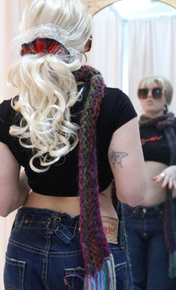 Valley Girl Tartan Scrunchie