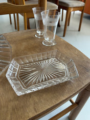 Vintage Glass Butter Dish