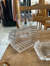 Vintage Glass Butter Dish