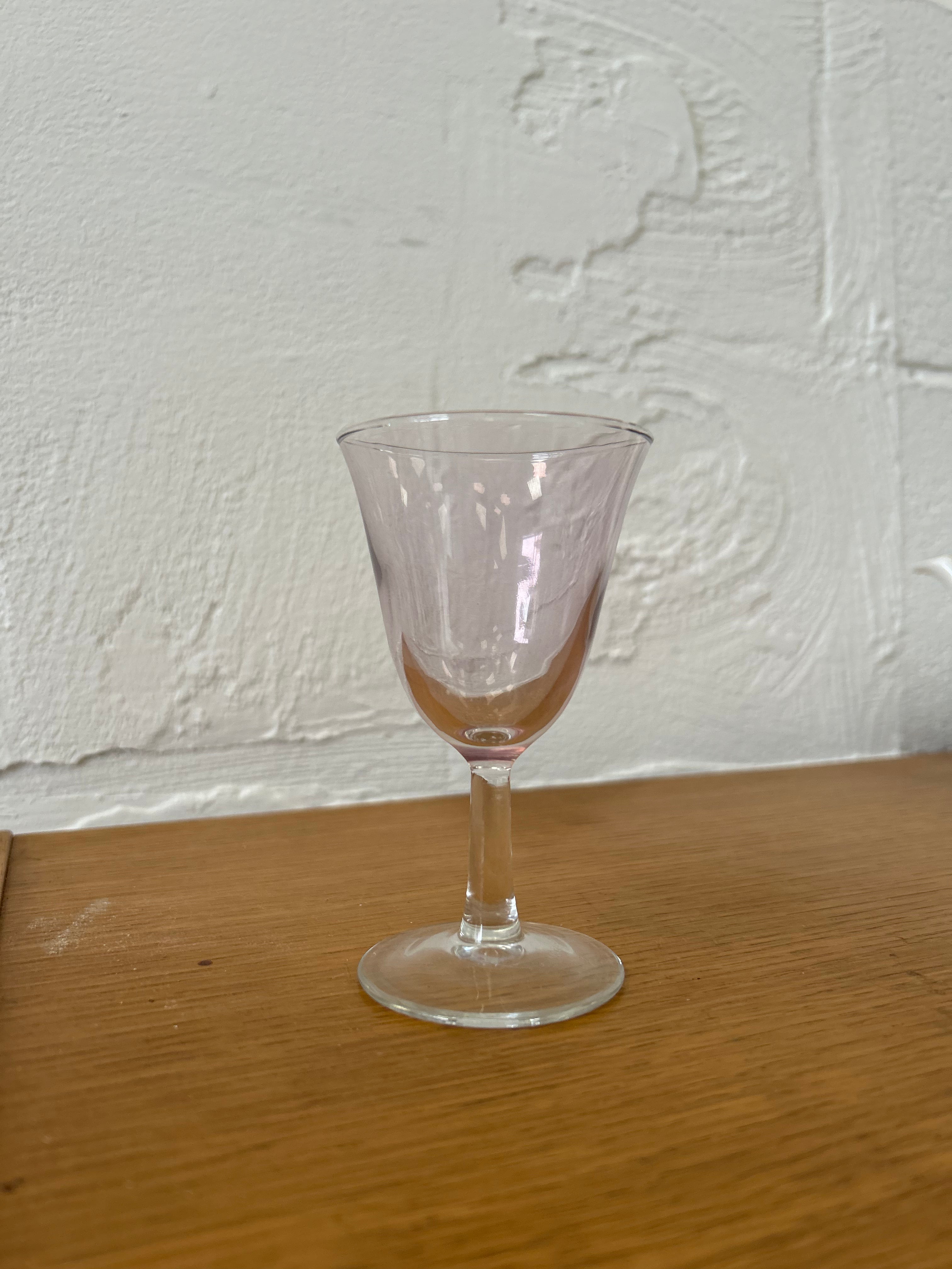 Vintage Multicoloured Iridescent Short Glasses
