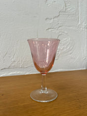 Vintage Multicoloured Iridescent Short Glasses