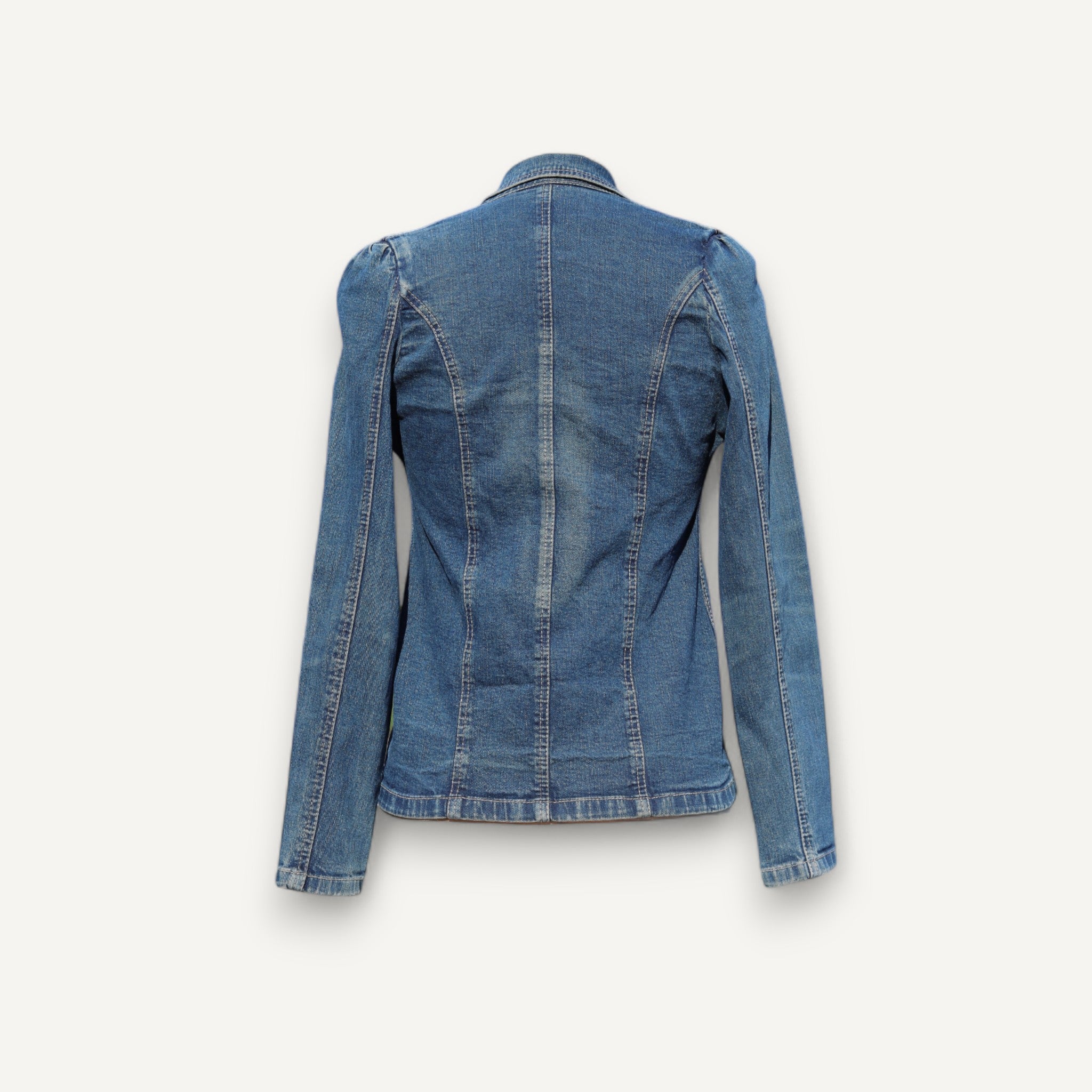 Vintage y2k Acid Wash Fade Denim Jacket
