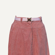 Vintage Pink Corduroy Skirt
