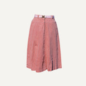 Vintage Pink Corduroy Skirt