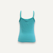 Green and White Striped Cami