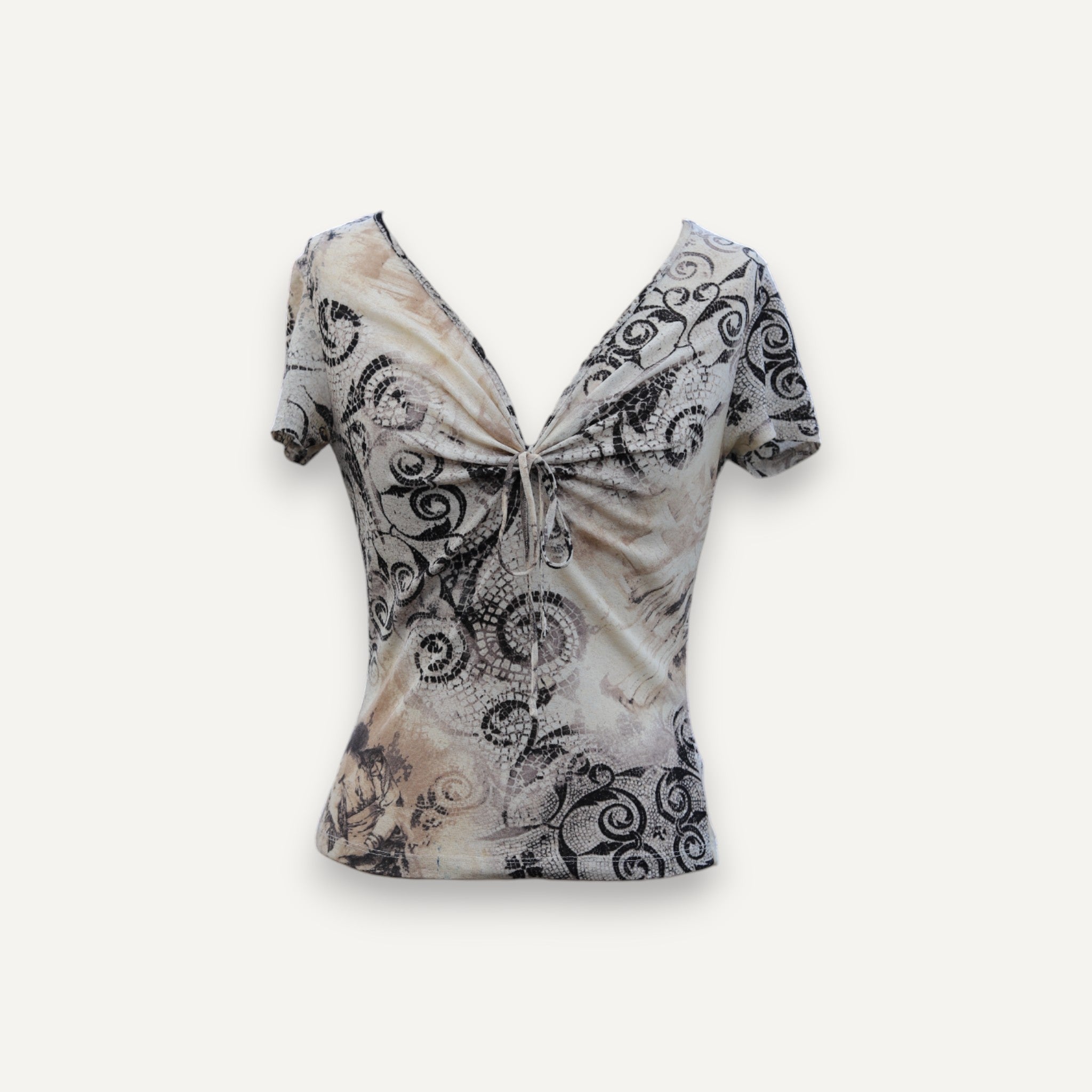 Y2k Wallis Marble Print Tank Top