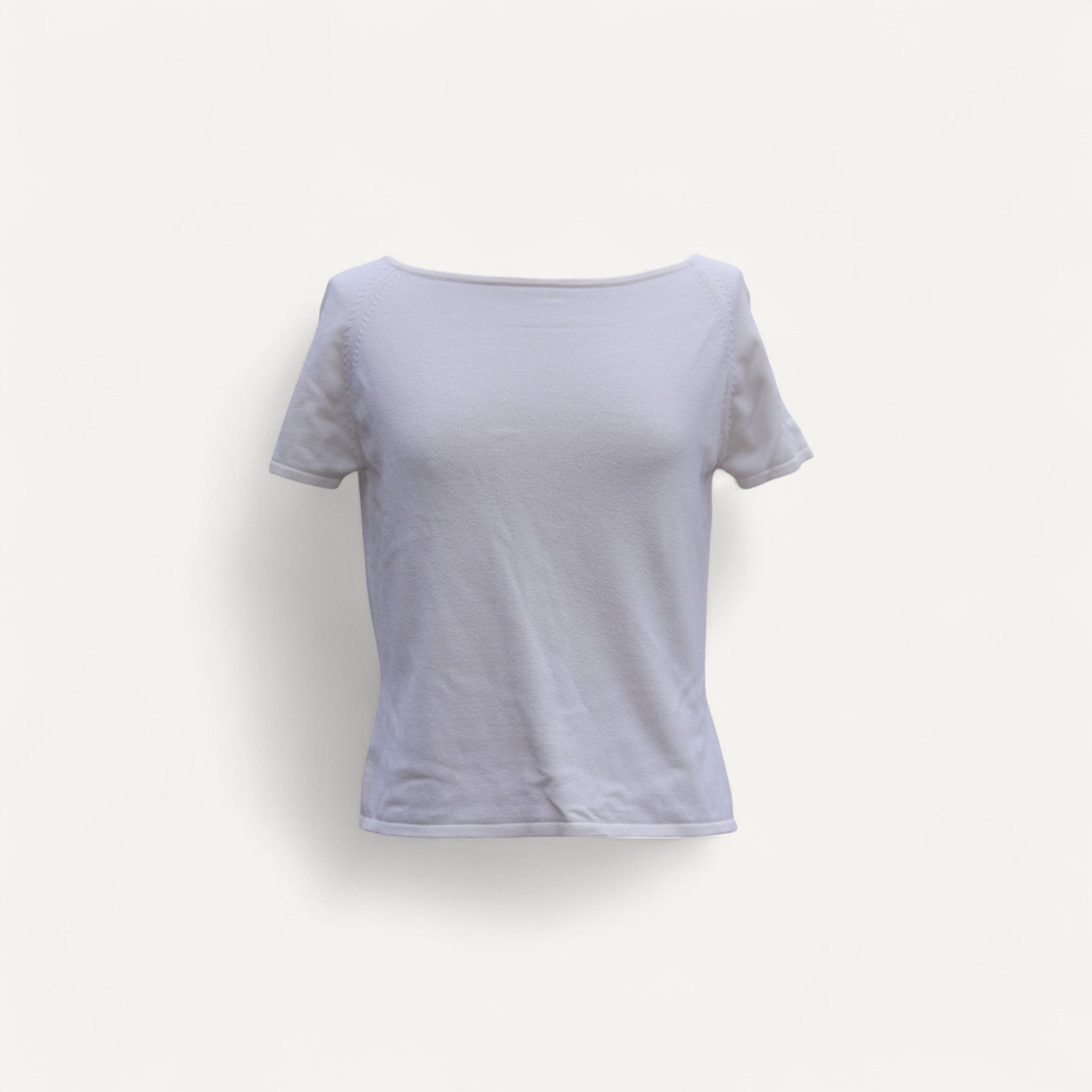 M&S White Cotton Top