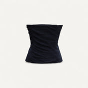 Vintage y2k Black Silk Coast Bandeau top