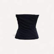 Vintage y2k Black Silk Coast Bandeau top