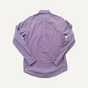 Ralph Lauren Purple and White Pinstripe Custom Fit Long Sleeve Shirt