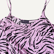 M&S Lilac Zebra Print Shift Dress