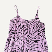 M&S Lilac Zebra Print Shift Dress