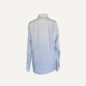 Vintage Y2k Ted Baker White and Blue Pinstripe Shirt