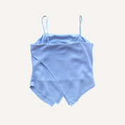 Vintage Y2k Turquoise Blue Sequin Cami