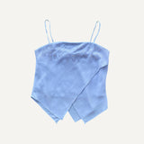 Vintage Y2k Turquoise Blue Sequin Cami