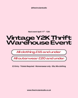 Vintage Y2K Thrift Warehouse Event